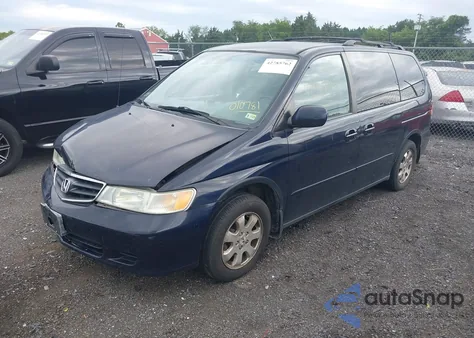 2004 Honda Odyssey Exl from USA, damaged, VIN 5FNRL18954B010781